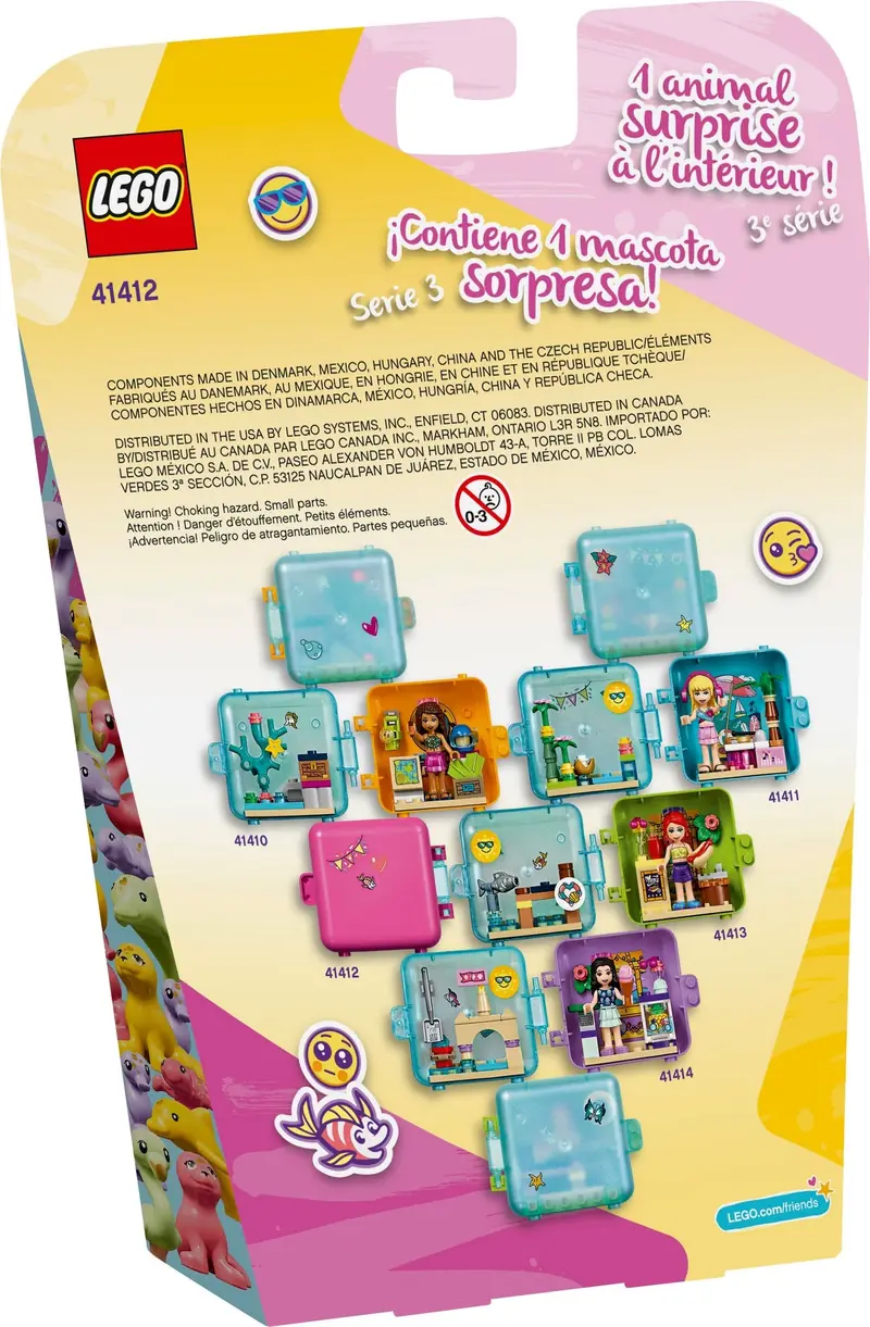 LEGO 41412 Letnia kostka do zabawy Olivii zdjęcie 5