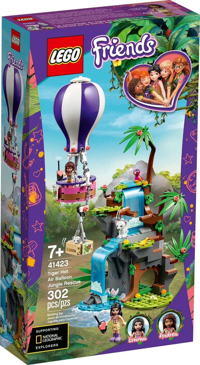 LEGO 41423 Balonem na ratunek tygrysowi zdjęcie 6