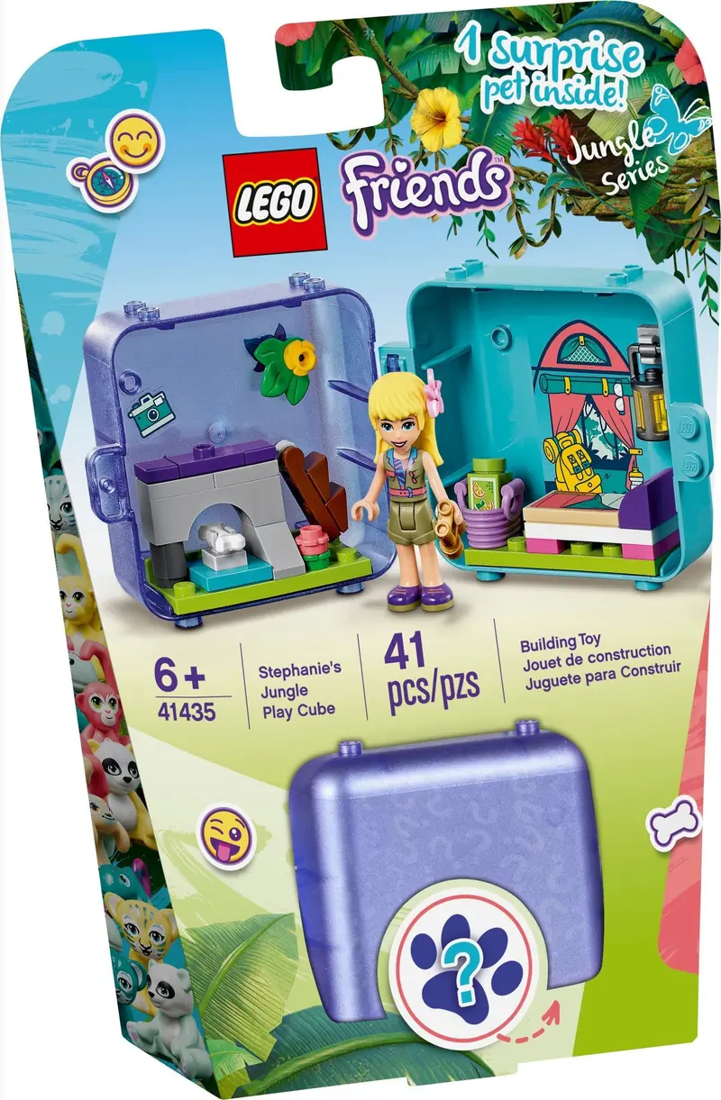 LEGO 41435 Dżunglowa kostka do zabawy Stephanie zdjęcie 4