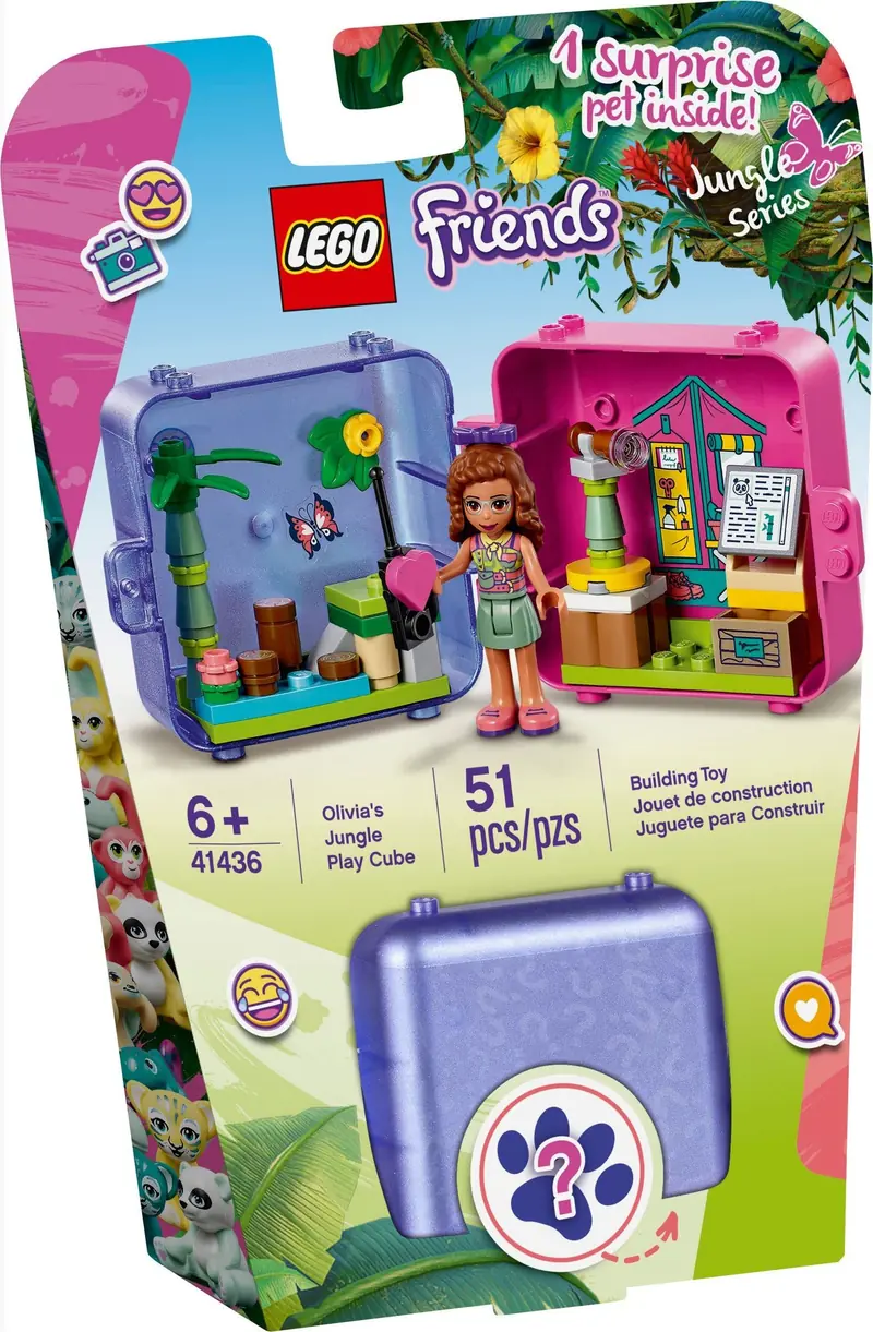 LEGO 41436 Dżunglowa kostka do zabawy Olivii zdjęcie 2