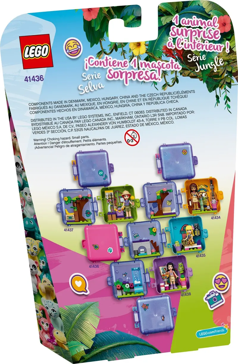 LEGO 41436 Dżunglowa kostka do zabawy Olivii zdjęcie 5