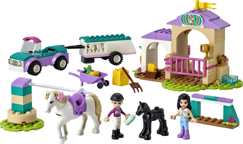 LEGO 41441 Szkółka jeździecka i przyczepa dla konia