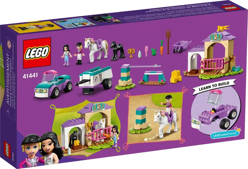 LEGO 41441 Szkółka jeździecka i przyczepa dla konia zdjęcie 5
