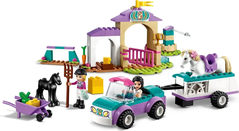 LEGO 41441 Szkółka jeździecka i przyczepa dla konia zdjęcie 9