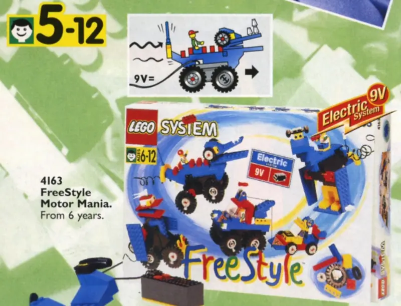 LEGO 4163 Electric Freestyle Set