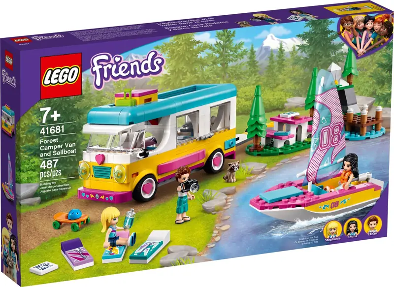 LEGO 41681 Leśny mikrobus kempingowy i żaglówka zdjęcie 4