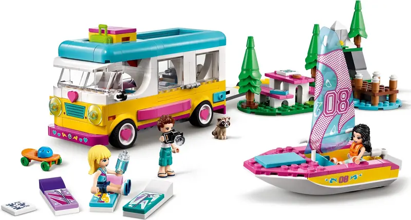 LEGO 41681 Leśny mikrobus kempingowy i żaglówka zdjęcie 13