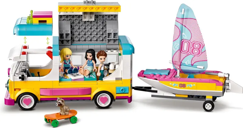 LEGO 41681 Leśny mikrobus kempingowy i żaglówka zdjęcie 17