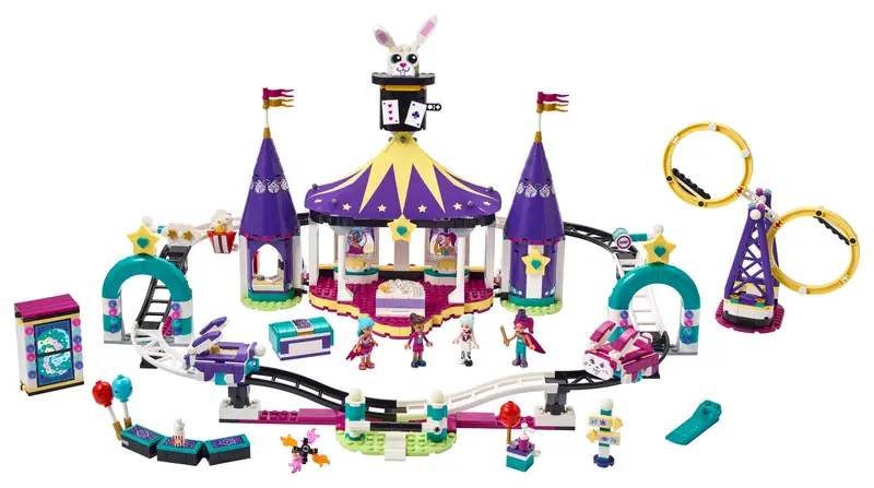 LEGO 41685 Magiczne wesołe miasteczko z kolejką górską