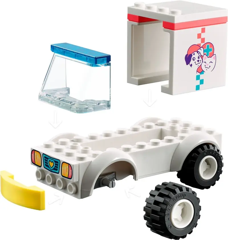 LEGO 41694 Karetka kliniki dla zwierzątek zdjęcie 4