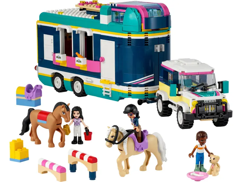 LEGO 41722 Przyczepa na wystawę koni