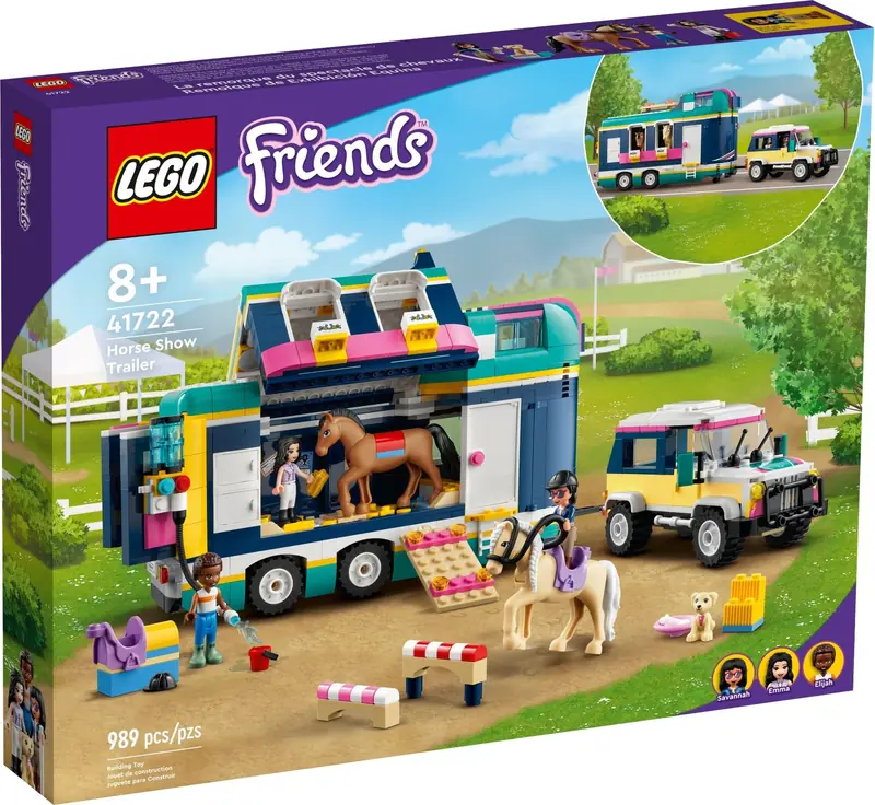 LEGO 41722 Przyczepa na wystawę koni zdjęcie 2