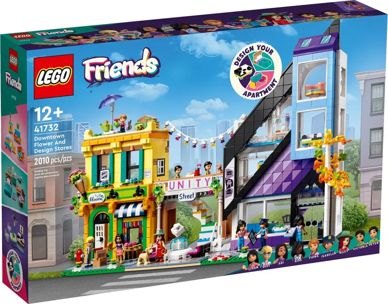 LEGO 41732 Sklep wnętrzarski i kwiaciarnia w śródmieściu zdjęcie 4