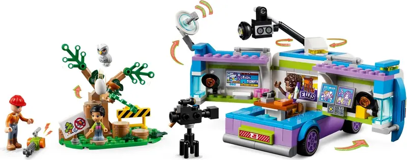 LEGO 41749 Reporterska furgonetka zdjęcie 4