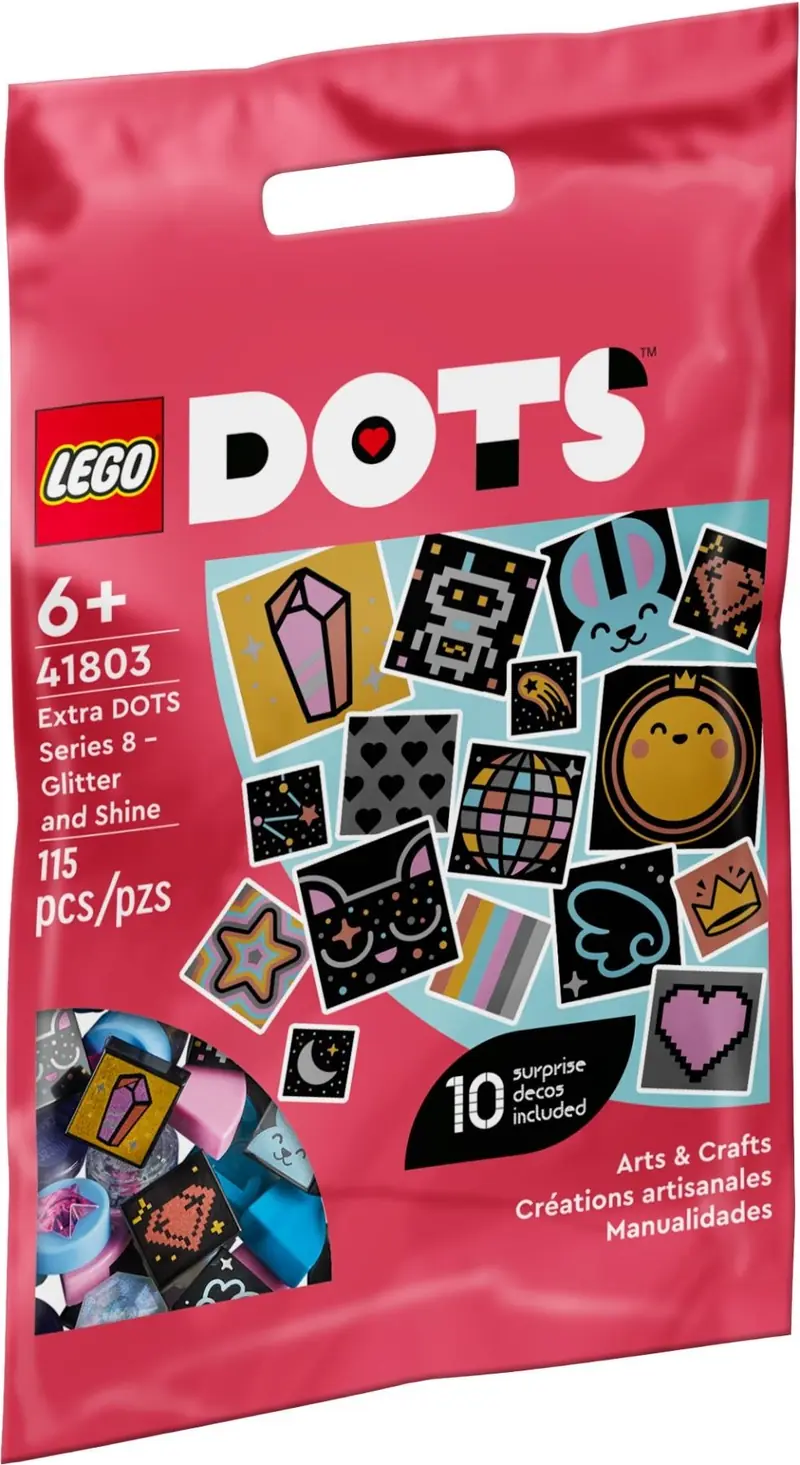 LEGO 41803 Dodatki DOTS - seria 8, błyskotki zdjęcie 2