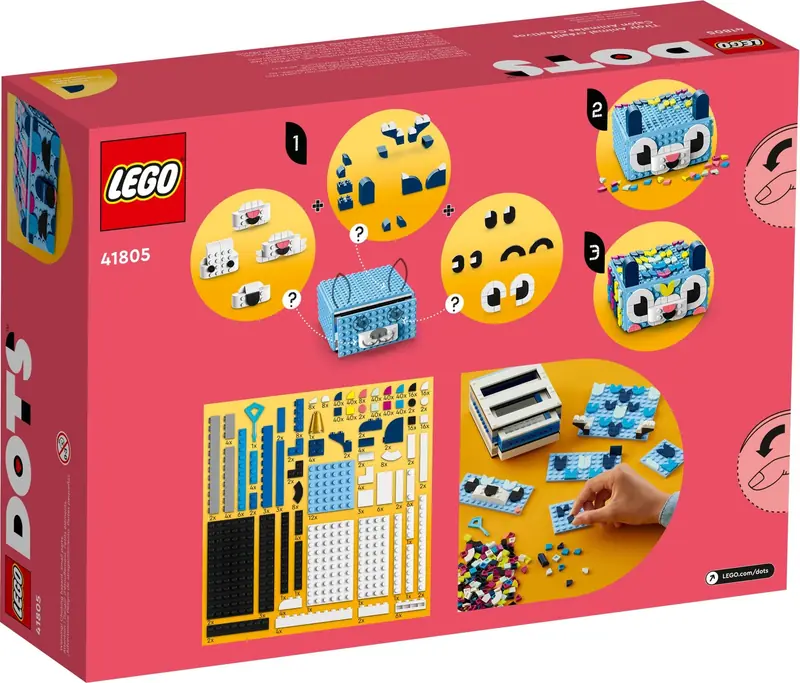 LEGO 41805 Kreatywny zwierzak - szuflada zdjęcie 4