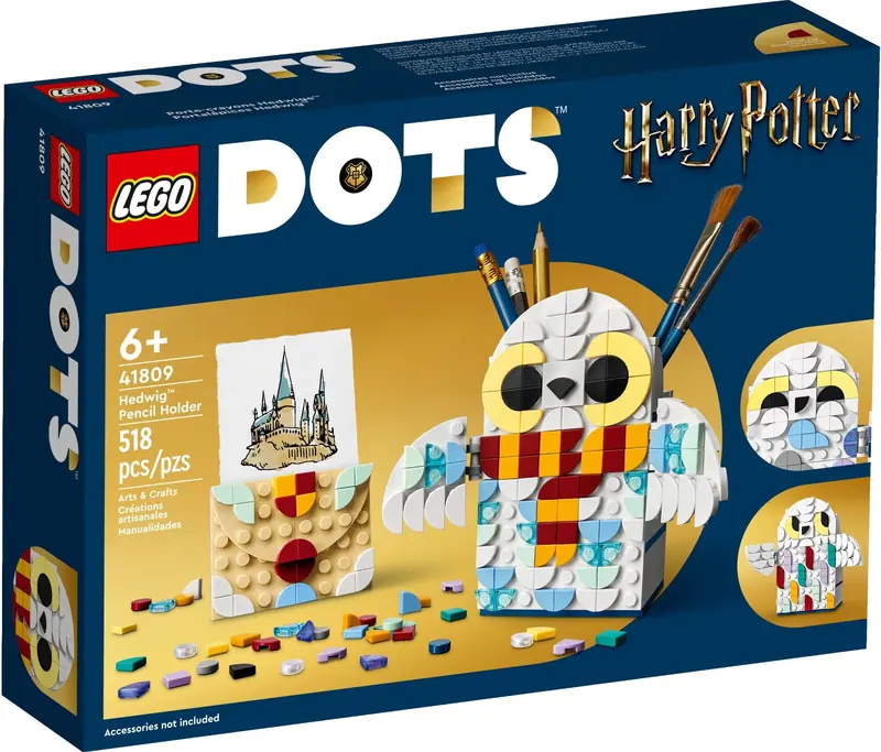 LEGO 41809 Pojemnik na długopisy w kształcie Hedwigi zdjęcie 2