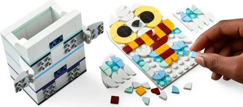 LEGO 41809 Pojemnik na długopisy w kształcie Hedwigi zdjęcie 5