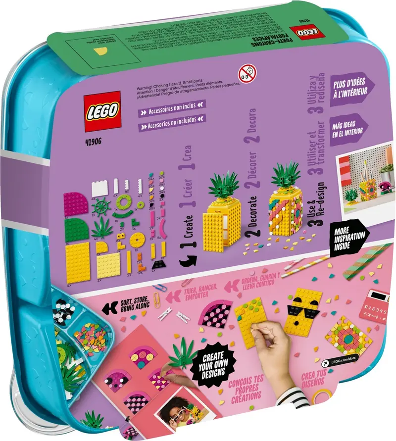 LEGO 41906 Pojemnik na długopisy w kształcie ananasa zdjęcie 4