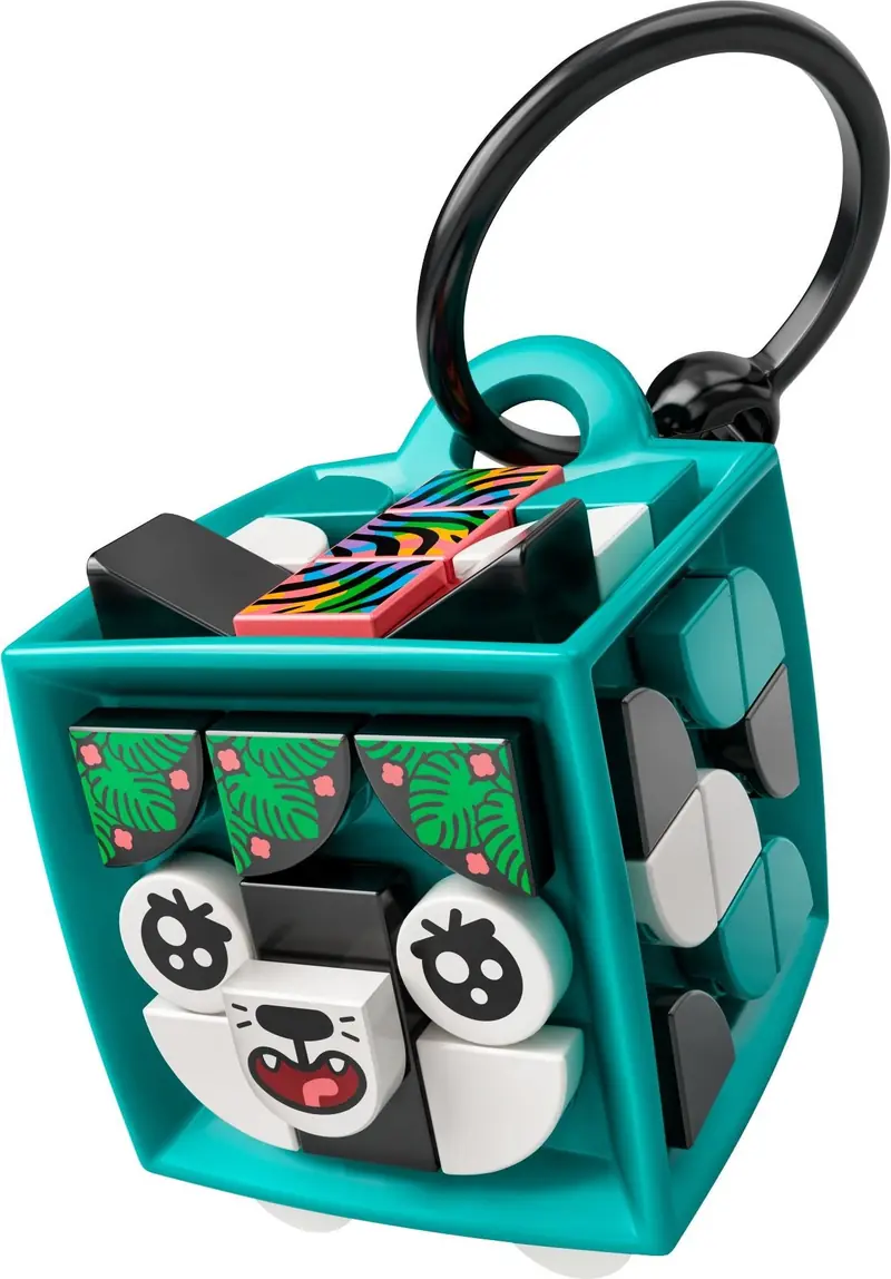 LEGO 41945 Neonowy tygrys - bransoletka i zawieszka na torbę zdjęcie 5