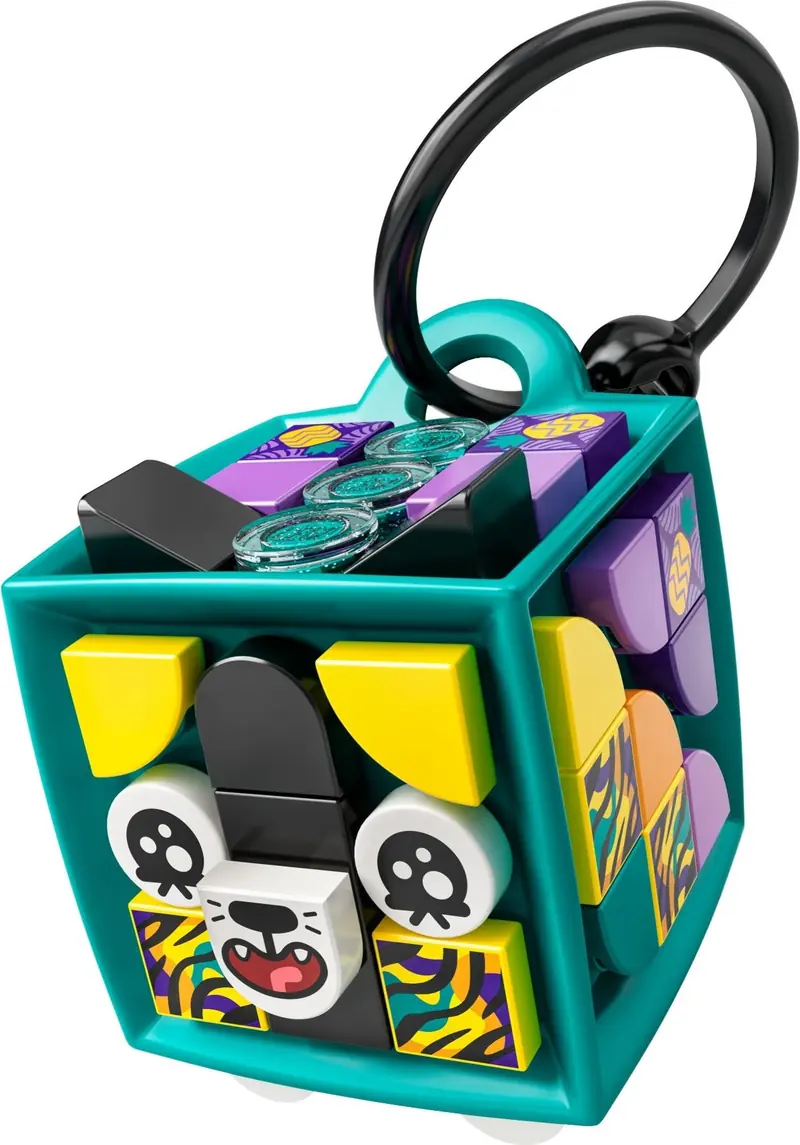 LEGO 41945 Neonowy tygrys - bransoletka i zawieszka na torbę zdjęcie 2
