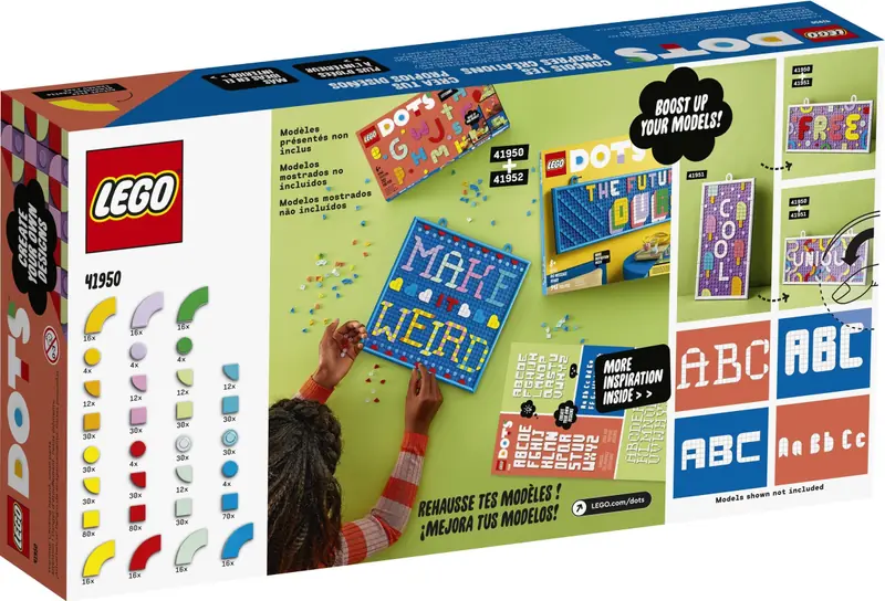 LEGO 41950 Rozmaitości DOTS - literki zdjęcie 3