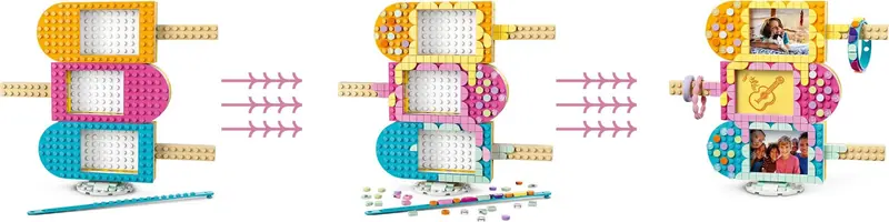 LEGO 41956 Ramki na zdjęcia w kształcie lodów i bransoletka zdjęcie 3