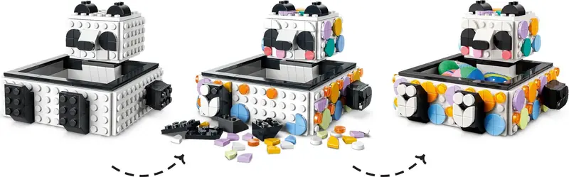 LEGO 41959 Pojemnik z uroczą pandą zdjęcie 3