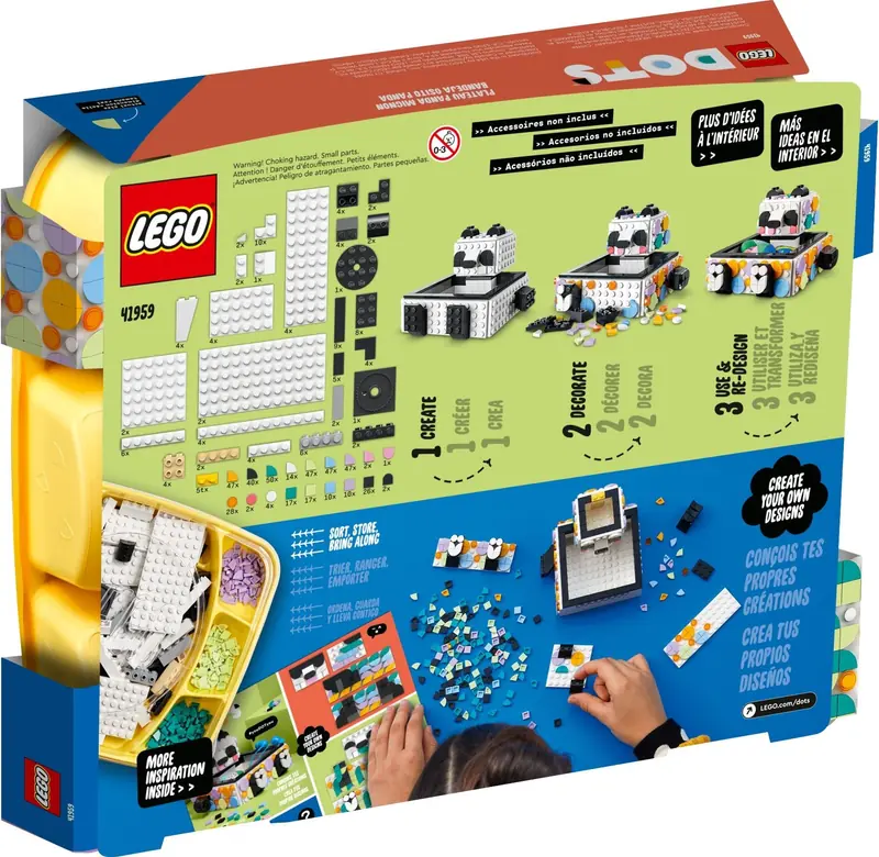 LEGO 41959 Pojemnik z uroczą pandą zdjęcie 7