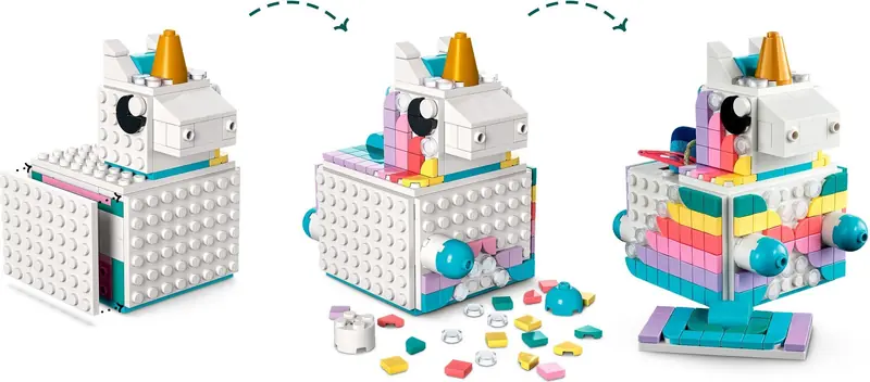 LEGO 41962 Kreatywny rodzinny zestaw z jednorożcem zdjęcie 3