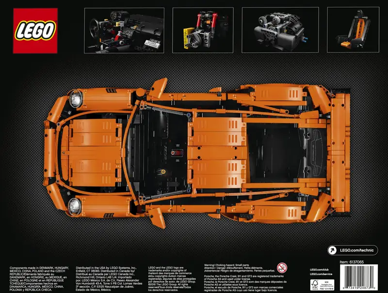 LEGO 42056 Porsche GT3 RS zdjęcie 6