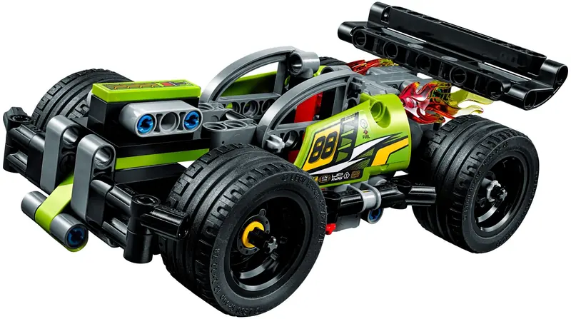 LEGO 42072 Żółta wyścigówka zdjęcie 3