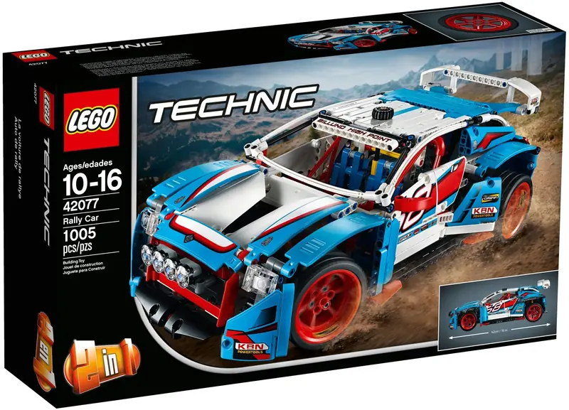 LEGO 42077 Niebieska wyścigówka zdjęcie 2