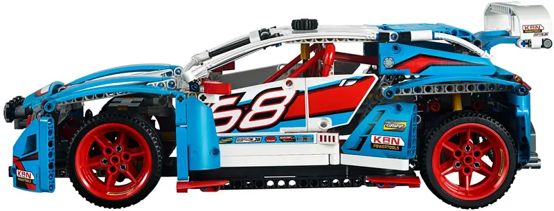 LEGO 42077 Niebieska wyścigówka zdjęcie 4