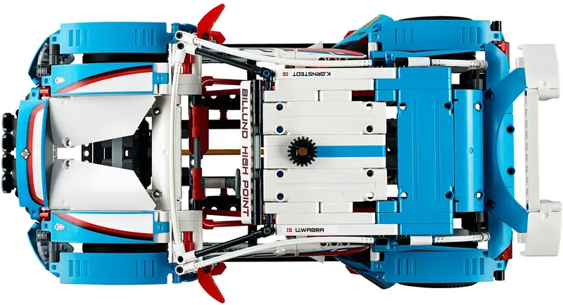 LEGO 42077 Niebieska wyścigówka zdjęcie 6