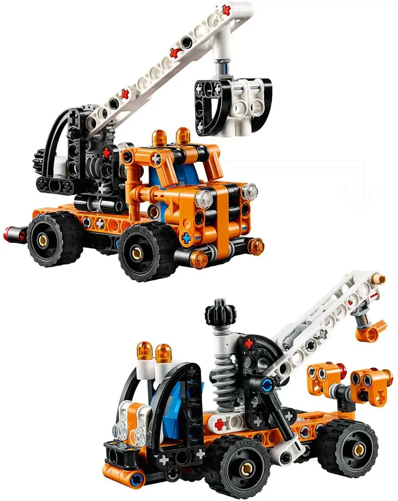 LEGO 42088 Ciężarówka z wysięgnikiem zdjęcie 4