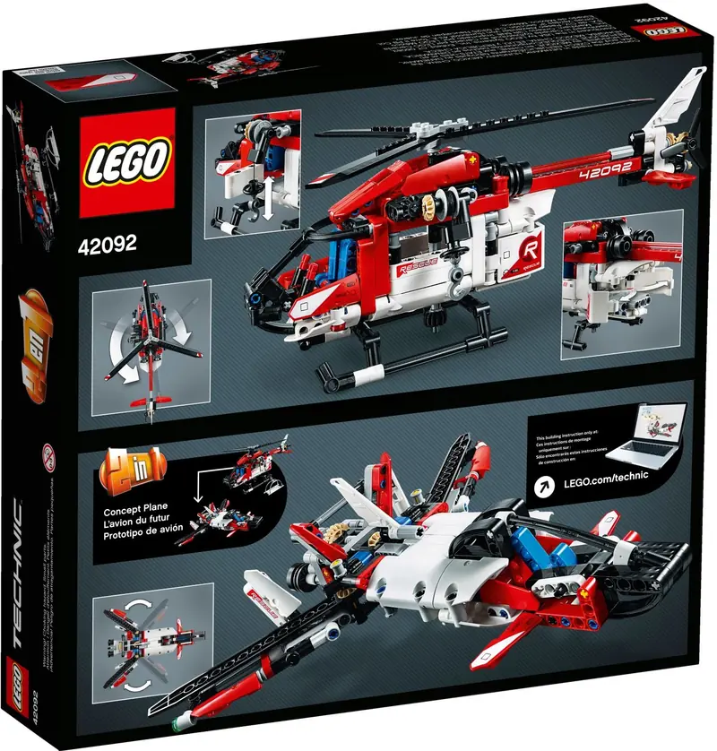 LEGO 42092 Helikopter ratunkowy zdjęcie 6