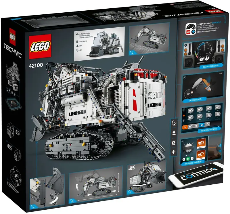 LEGO 42100 Koparka Liebherr R 9800 zdjęcie 8