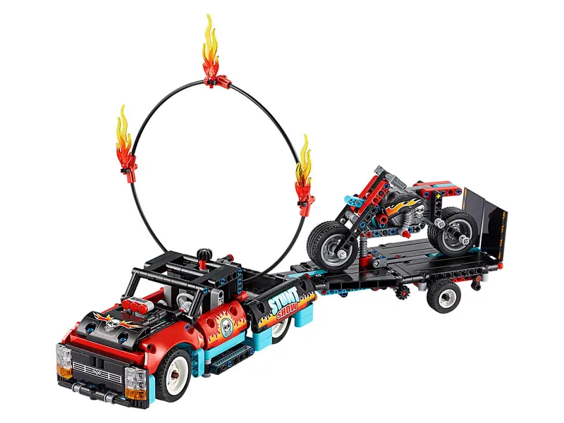 LEGO 42106 Furgonetka i motocykl kaskaderski