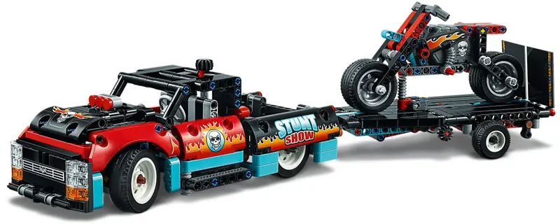 LEGO 42106 Furgonetka i motocykl kaskaderski zdjęcie 4