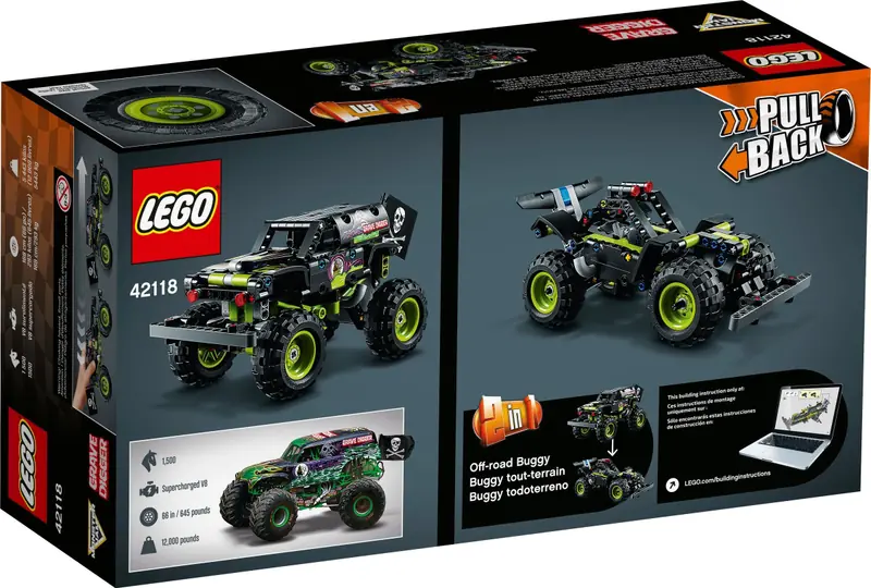 LEGO 42118 Monster Jam Grave Digger zdjęcie 5