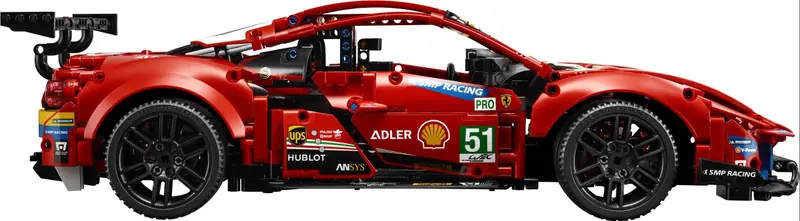 LEGO 42125 Ferrari 488 GTE “AF Corse #51” zdjęcie 8