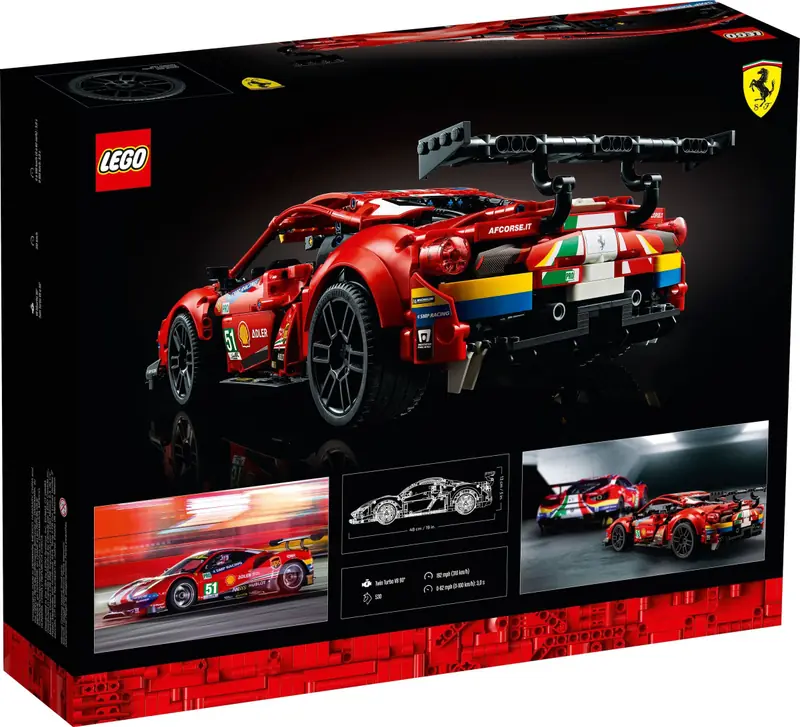LEGO 42125 Ferrari 488 GTE “AF Corse #51” zdjęcie 3