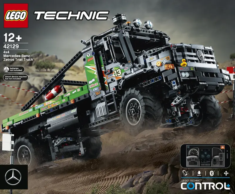 LEGO 42129 Ciężarówka Mercedes-Benz Zetros z napędem na 4 koła zdjęcie 13