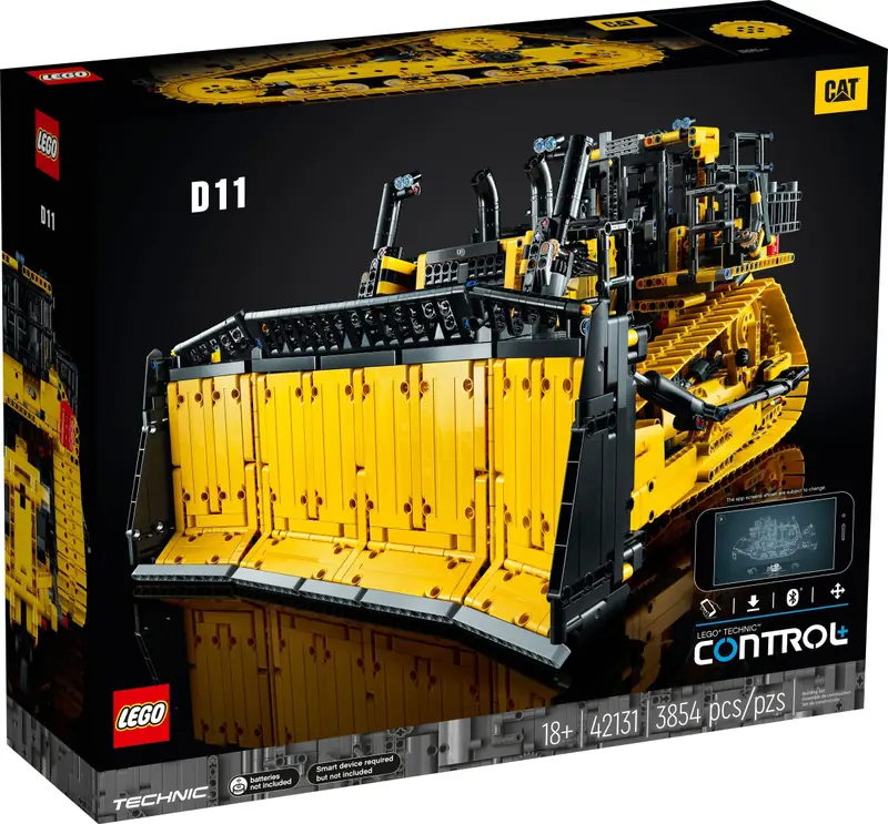 LEGO 42131 Sterowany aplikacją buldożer Cat D11 zdjęcie 2