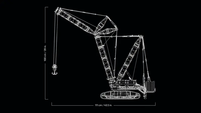 LEGO 42146 Żuraw gąsienicowy Liebherr LR 13000 zdjęcie 9