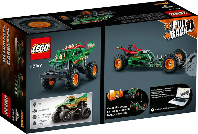 LEGO 42149 Monster Jam Dragon zdjęcie 6