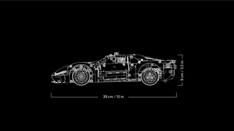 LEGO 42154 Ford GT, wersja z 2022 roku zdjęcie 9