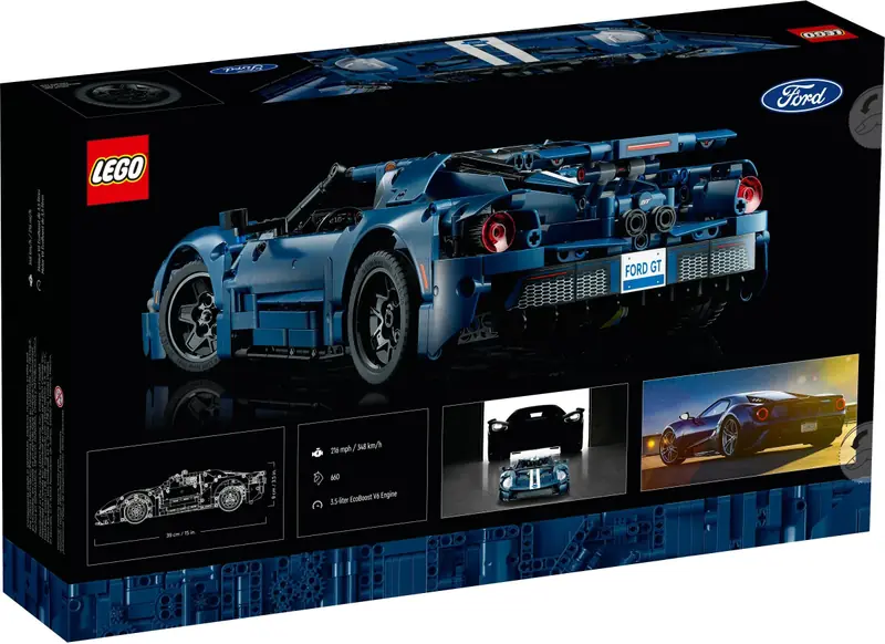 LEGO 42154 Ford GT, wersja z 2022 roku zdjęcie 3