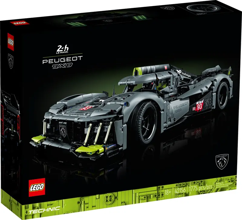 LEGO 42156 PEUGEOT 9X8 24H Le Mans Hybrid Hypercar zdjęcie 2